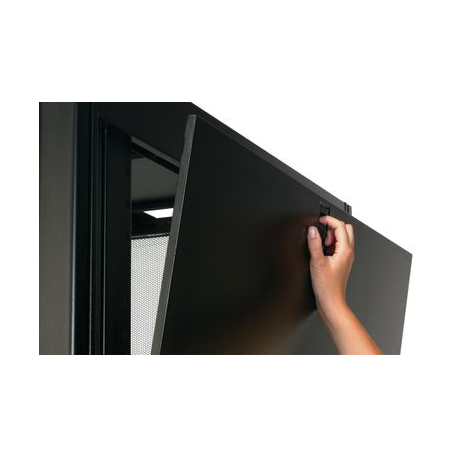 APC NetShelter SX Enclosure with Sides - Rack - black - 42U - 19" - 24