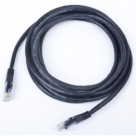 Gembird - Patch cable - RJ-45 (M) to RJ-45 (M) - 50 cm - CAT 5e - molded - black - 1