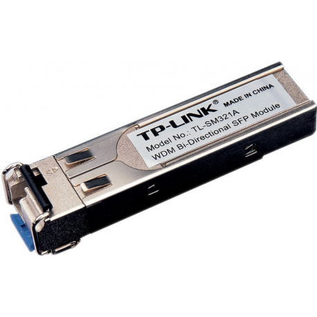 TP-LINK TL-SM321A - SFP (mini-GBIC) transceiver module - GigE - 1000Base-BX - LC single-mode - up to 10 km - 1550 (TX) / 1310 (RX) nm - 2