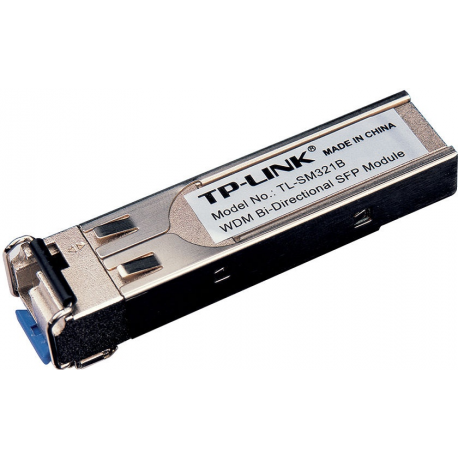 TP-LINK TL-SM321B - SFP (mini-GBIC) transceiver module - GigE - 1000Base-BX - LC / UPC single-mode - up to 10 km - 1310 (TX)  /  1550 (RX) nm - 3