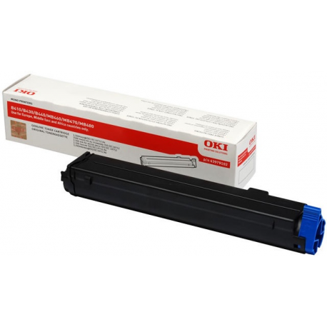 OKI - Black - original - toner cartridge - for B410d, 410dn, 430d, 430dn, 440dn; MB460, 470, 480 - 2