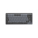 Logitech Master Series MX Mechanical Mini - Keyboard - backlit - wireless - Bluetooth LE - QWERTY - US International - key switch: Clicky - graphite