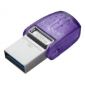 Kingston DataTraveler microDuo 3C - USB flash drive - 128 GB - USB 3.2 Gen 1  /  USB-C