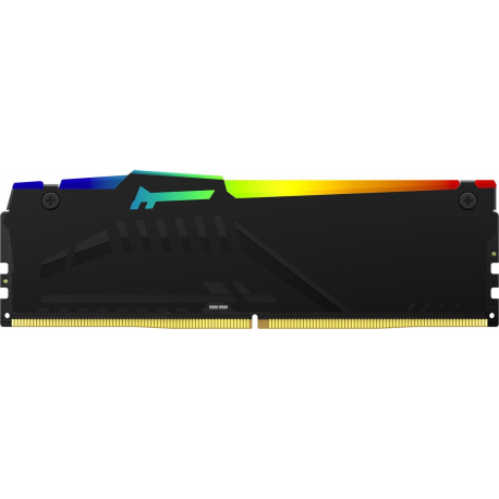Kingston FURY Beast RGB - DDR5 - kit - 32 GB: 2 x 16 GB - DIMM 288-pin - 5600 MHz / PC5-44800 - CL40 - 1.25 V - unbuffered - on-die ECC - 5