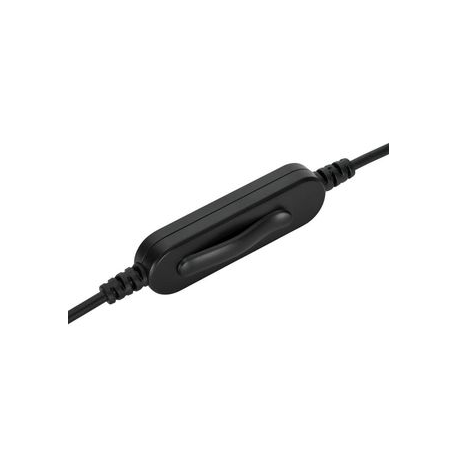 Targus AEH102GL - Headset - on-ear - convertible - wired - USB-A - noise isolating - black - 8