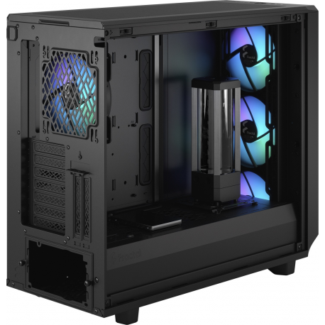 Fractal Design Meshify 2 RGB - Tower - extended ATX - windowed side panel (tempered glass) - no power supply (ATX) - black TG light tint - USB / Audio - 3