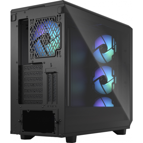 Fractal Design Meshify 2 RGB - Tower - extended ATX - windowed side panel (tempered glass) - no power supply (ATX) - black TG light tint - USB / Audio - 5