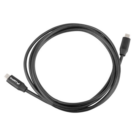 Lanberg - USB cable - USB-C (M) to USB-C (M) - USB 2.0 - 20 V - 3 A - 1.8 m - USB Power Delivery (60W) - black - 0
