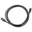 Lanberg - USB cable - USB-C (M) to USB-C (M) - USB 2.0 - 20 V - 3 A - 1.8 m - USB Power Delivery (60W) - black