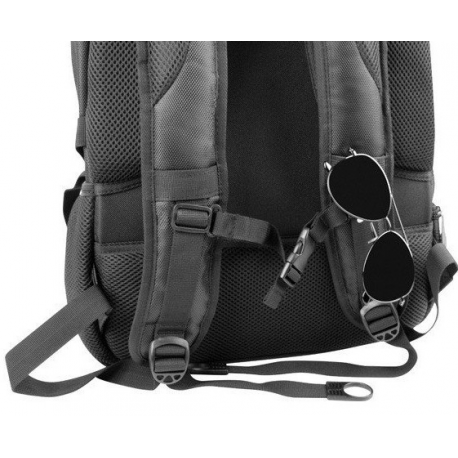 Natec Merino - Notebook carrying backpack - 15.6" - black - 5