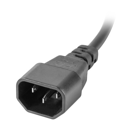 Lanberg PDU-07F-0200-IEC-BK - Power distribution unit (rack-mountable) - AC 220-250 V - 2500 Watt - 1-phase - input: IEC 60320 C14 10A - output connectors: 7 (7 x Type F) - 1U - 19" - 2 m - black - 3