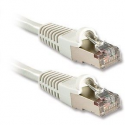Lindy - Patch cable - RJ-45 (M) to RJ-45 (M) - 30 cm - SFTP, PiMF - CAT 6a - halogen-free, molded, snagless - white
