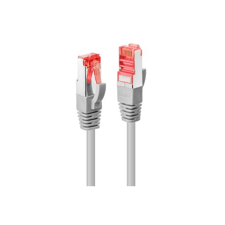 Lindy - Patch cable - RJ-45 (M) to RJ-45 (M) - 30 cm - SFTP, PiMF - CAT 6 - molded, snagless, stranded - grey - 0