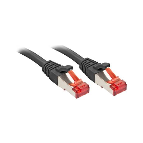 Lindy - Patch cable - RJ-45 (M) to RJ-45 (M) - 2 m - SFTP, PiMF - CAT 6 - snagless - black - 0