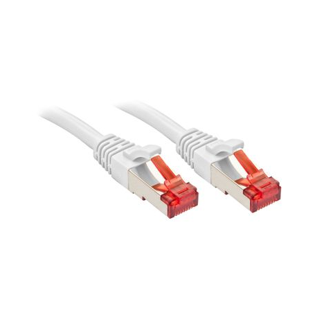 Lindy - Patch cable - RJ-45 (M) to RJ-45 (M) - 30 cm - SFTP, PiMF - CAT 6 - molded, snagless - white - 0