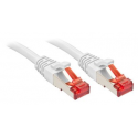 Lindy - Patch cable - RJ-45 (M) to RJ-45 (M) - 2 m - SFTP, PiMF - CAT 6 - snagless - white
