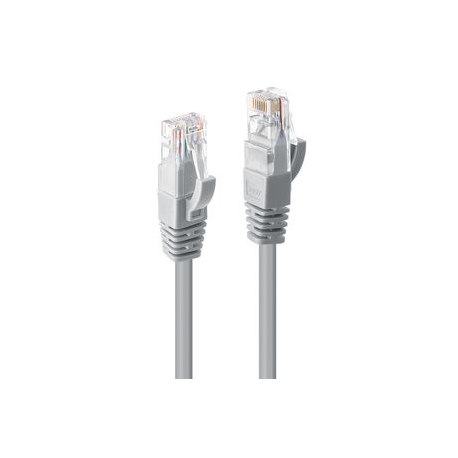 Lindy - Patch cable - RJ-45 (M) to RJ-45 (M) - 1 m - UTP - CAT 6 - molded, snagless, stranded - grey - 0