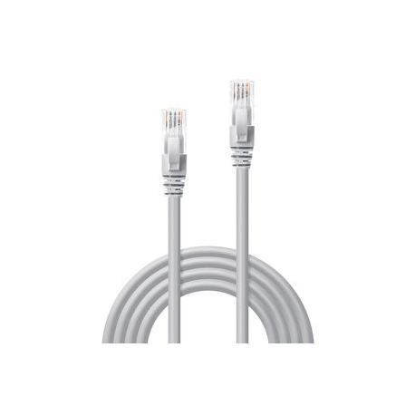 Lindy - Patch cable - RJ-45 (M) to RJ-45 (M) - 1 m - UTP - CAT 6 - molded, snagless, stranded - grey - 1