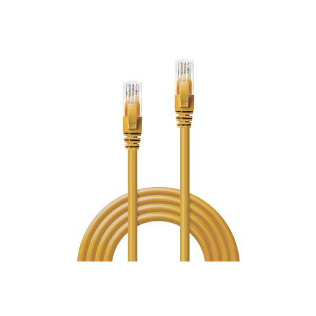 Lindy - Patch cable - RJ-45 (M) to RJ-45 (M) - 3 m - UTP - CAT 6 - molded, snagless, stranded - yellow - 1
