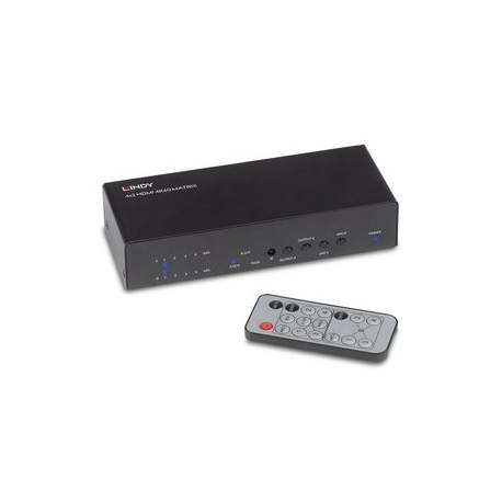 Lindy 4x2 HDMI 2.0 18G Matrix Switch - Video/audio switch - desktop - 0