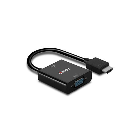 Lindy - Video converter - HDMI - VGA - black - 2