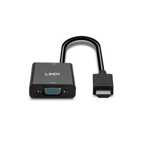 Lindy - Video converter - HDMI - VGA - black - 3