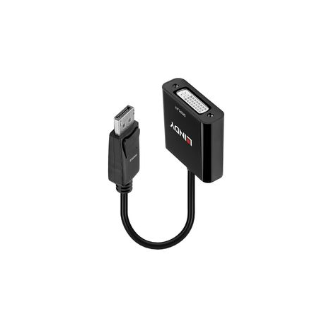 Lindy DisplayPort to DVI-D Adapter - Video converter - Parade PS171 - DisplayPort - DVI - black - 0