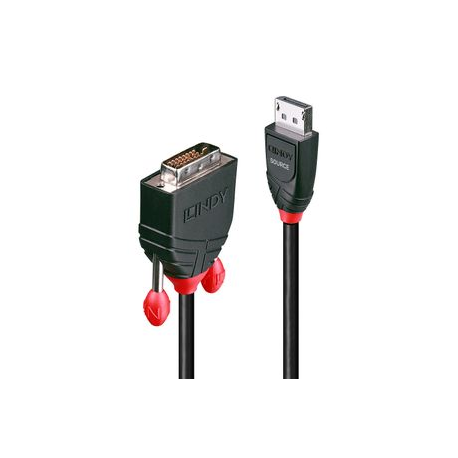 Lindy - DVI cable - DisplayPort (M) to DVI-D (M) - 3 m - black - 0