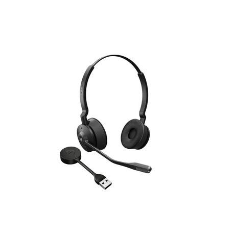 Jabra Engage 55 Stereo - Headset - on-ear - DECT - wireless - Certified for Microsoft Teams - 0
