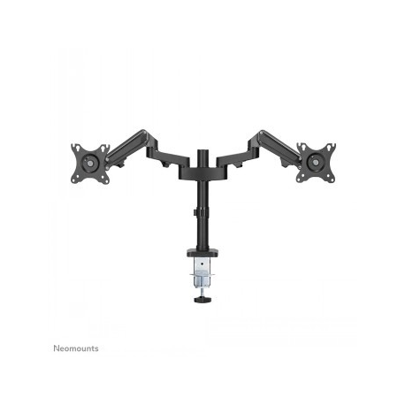 Neomounts by Newstar DS70-750BL2 - Mounting kit (desk mount) - full-motion adjustable dual arm - for 2 LCD displays - black - screen size: 17"-27" - clamp mountable, grommet - 0