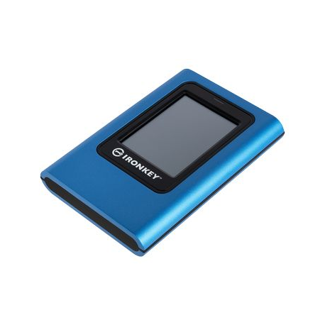 Kingston IronKey Vault Privacy 80 - SSD - encrypted - 1920 GB - external (portable) - USB 3.2 Gen 1 (USB-C connector) - FIPS 197, 256-bit AES-XTS - TAA Compliant - 0