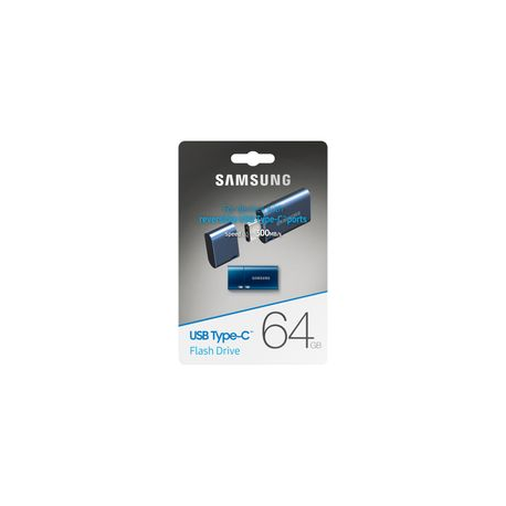 Samsung MUF-64DA - USB flash drive - 64 GB - USB-C 3.2 Gen 1 - blue - 8