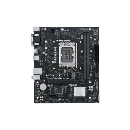 ASUS PRIME H610M-R D4 - Motherboard - micro ATX - LGA1700 Socket - H610 Chipset - USB 3.2 Gen 1 - Gigabit LAN - onboard graphics (CPU required) - HD Audio (8-channel) - 0