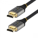 StarTech.com 20in (0.5m) Premium Certified HDMI 2.0 Cable with Ethernet, High-Speed Ultra HD 4K 60Hz HDMI Cable HDR10, ARC, HDMI Cord For Ultra HD Monitors, TVs, Displays, w / TPE Jacket - Durable HDMI Video Cable (HDMMV50CM) - Premium High Speed - HDMI cable with Ethernet - HDMI male to HDMI male - 50 cm - shielded - grey, black - passive, 4K60Hz (3840 x 2160) support