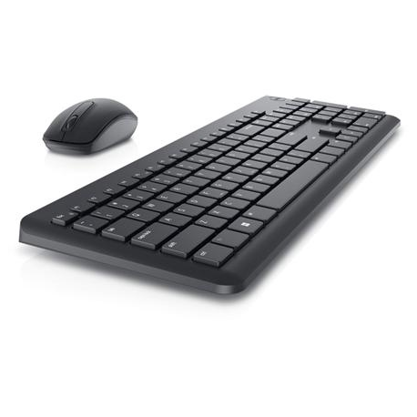 Dell Wireless Keyboard and Mouse KM3322W - Keyboard and mouse set - wireless - 2.4 GHz - QWERTY - Estonian - black - 2