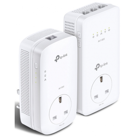 TP-Link Powerline TL-WPA8631P - Wi-Fi Kit - bridge - GigE, HomePlug AV (HPAV), HomePlug AV (HPAV) 2.0, IEEE 1901 - 802.11a / b / g / n / ac - Dual Band - wall-pluggable - 0