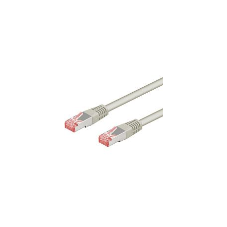 wentronic - Network cable - RJ-45 (M) to RJ-45 (M) - 3 m - screened shielded twisted pair (SSTP) - CAT 6 - grey - 0