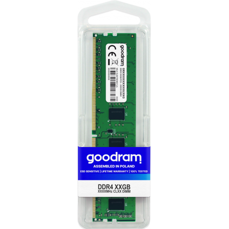 GOODRAM - DDR4 - module - 8 GB - DIMM 288-pin - 3200 MHz  /  PC4-25600 - CL22 - 1.2 V - 3