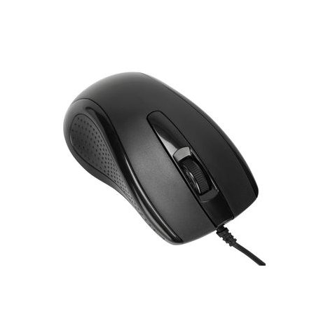 Targus Full-Size - Mouse - antimicrobial - optical - wired - USB - black - 3