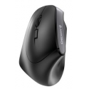 CHERRY MW 4500 LEFT - Mouse - ergonomic - left-handed - optical - 6 buttons - wireless - USB wireless receiver - black