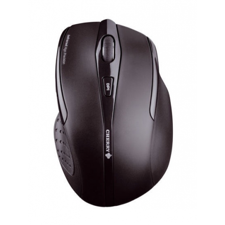 CHERRY MW 3000 - Mouse - right-handed - infrared - 5 buttons - wireless - 2.4 GHz - USB wireless receiver - black - 2