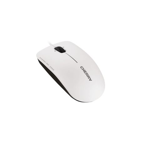 CHERRY MC 2000 - Mouse - right and left-handed - infrared - 3 buttons - wired - USB - grey - 2