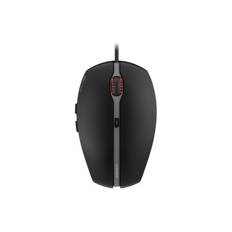 CHERRY GENTIX 4K - Mouse - right and left-handed - optical - 6 buttons - wired - USB - black - 0
