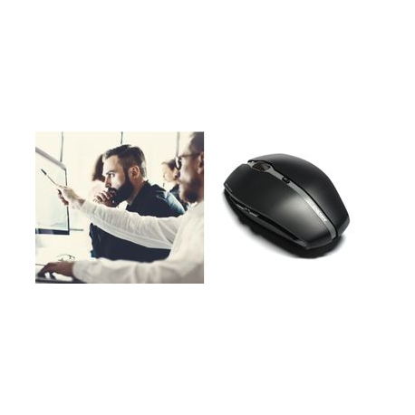 CHERRY GENTIX 4K - Mouse - right and left-handed - optical - 6 buttons - wired - USB - black - 3