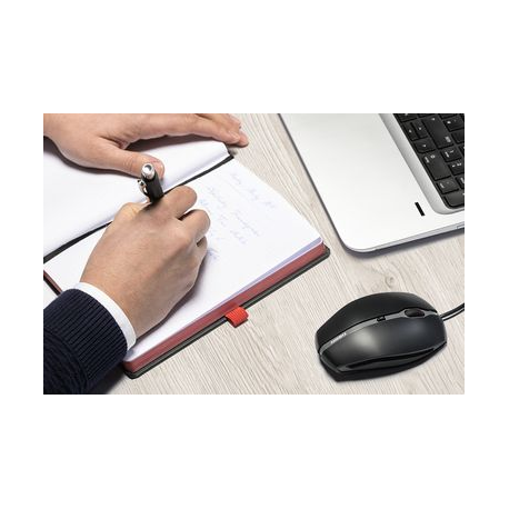 CHERRY GENTIX 4K - Mouse - right and left-handed - optical - 6 buttons - wired - USB - black - 7