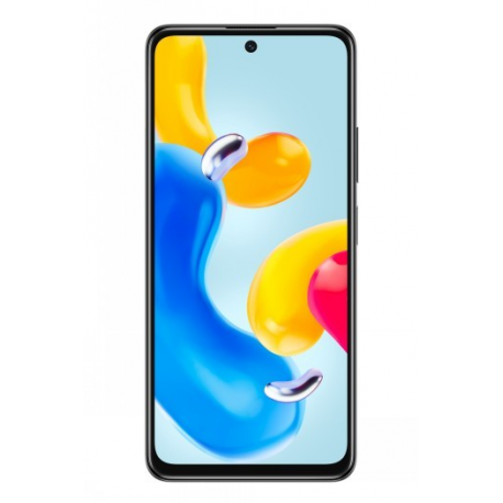 Xiaomi Redmi Note 11S 5G - 5G smartphone - dual-SIM - RAM 4 GB  /  Internal Memory 128 GB - microSD slot - 6.6" - 2400 x 1080 pixels (90 Hz) - 3x rear cameras 50 MP, 8 MP, 2 MP - front camera 13 MP - midnight black - 0