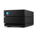LaCie 2big RAID STHJ40000800 - Hard drive array - 40 TB - 2 bays (SATA-600) - HDD 20 TB x 2 - USB 3.2 Gen 2 (external) - with 5 years Rescue Data Recovery Service Plan