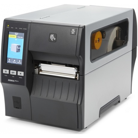 Zebra ZT400 Series ZT411 - Label printer - direct thermal  /  thermal transfer - Roll (11.4 cm) - 300 dpi - up to 254 mm / sec - USB 2.0, LAN, serial, USB host, Bluetooth 4.1 - 0