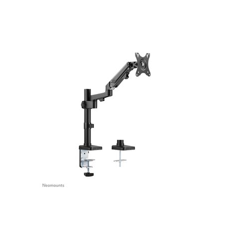 Neomounts by Newstar DS70-750BL1 - Mounting kit (desk mount) - full-motion adjustable arm - for LCD display - black - screen size: 17"-27" - clamp mountable, grommet - 3