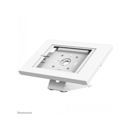 Neomounts by Newstar - Mounting kit (mount, enclosure, 6 panels) - for tablet - lockable - white - screen size: 9.7", 10.1", 10.2", 10.4", 11" - wall-mountable, counter top - for Apple 10.2-inch iPad; 10.5-inch iPad Air (3rd generation); 10.9-inch iPad Air (4th generation); 11-inch iPad Pro (3rd generation); 9.7-inch iPad (5th generation, 6th generation); 9.7-inch iPad Pro; iPad Air; iPad Air 2; Samsung Galaxy Tab A (10.1 in), Tab A7, Tab S6 - 0